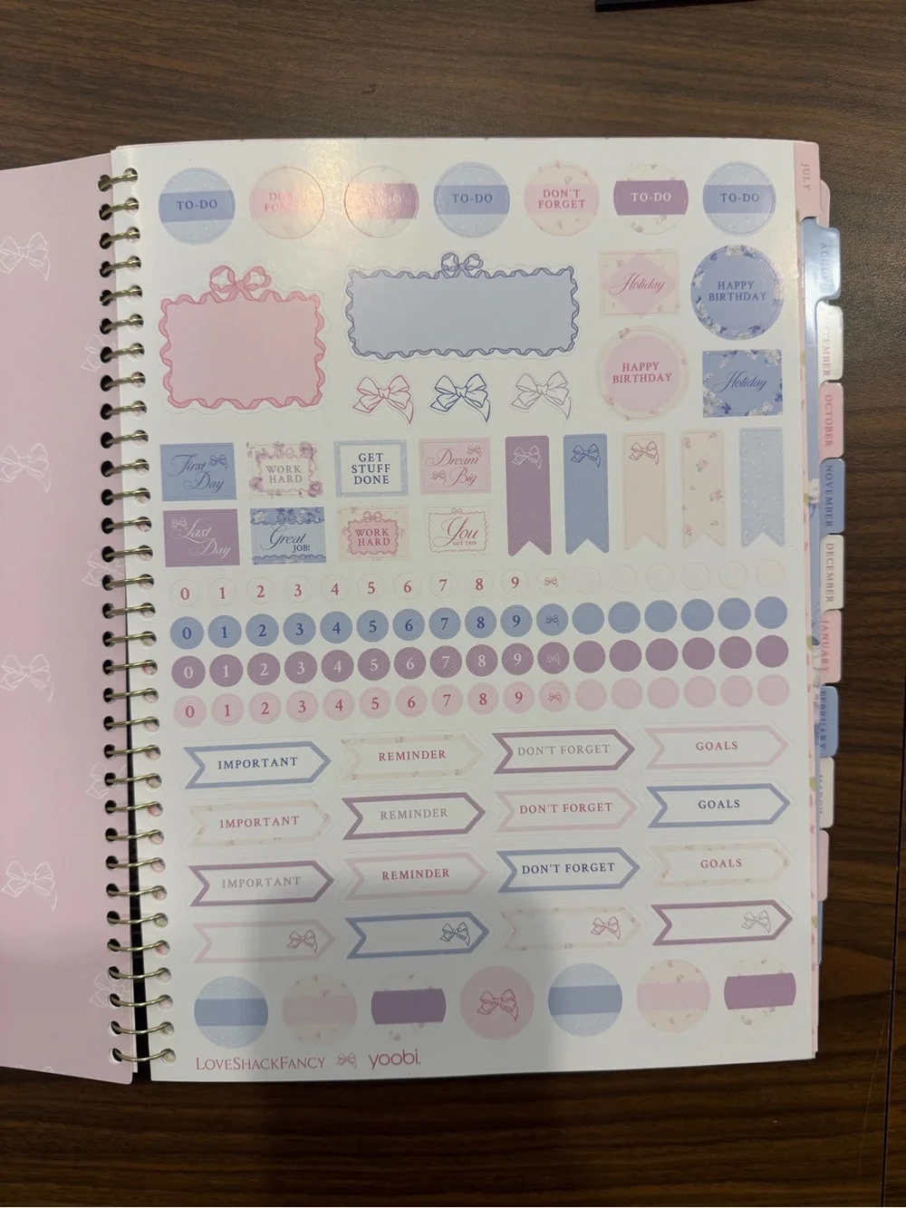 LoveShackFancy Weekly/Monthly Planner